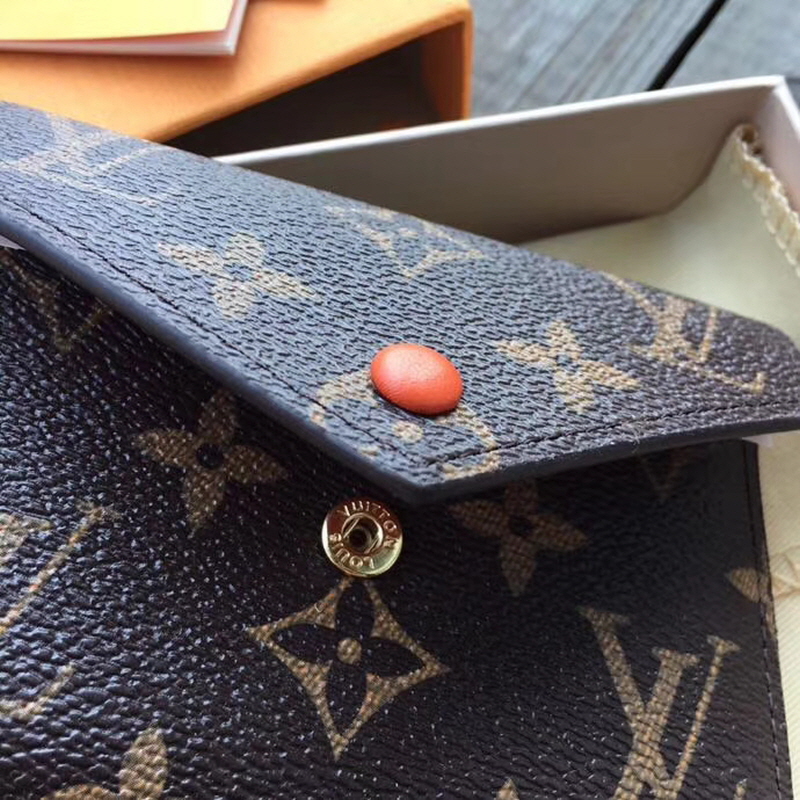  LOUIS VUITTON 빅토린 월릿 오렌지,핑크,브라운