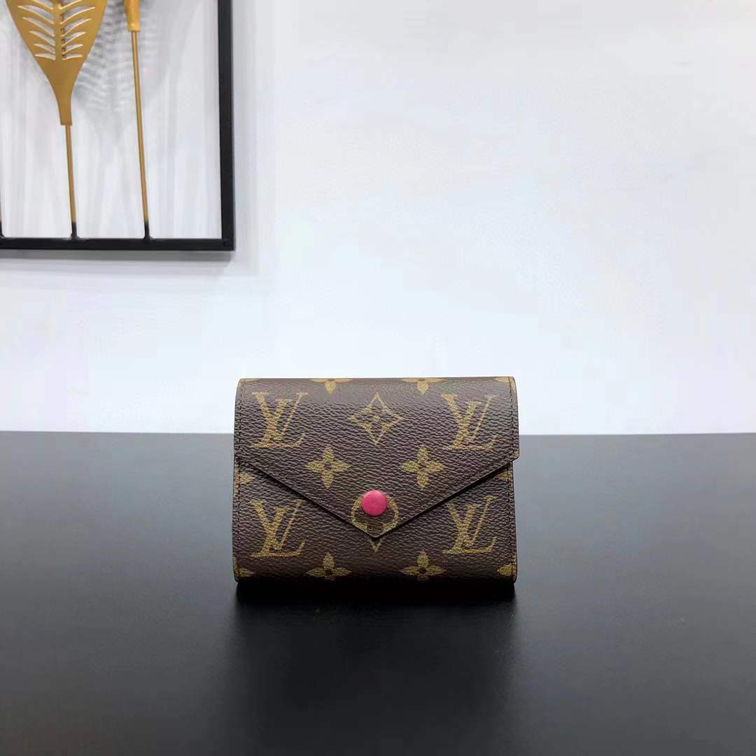  LOUIS VUITTON 빅토린 월릿 오렌지,핑크,브라운