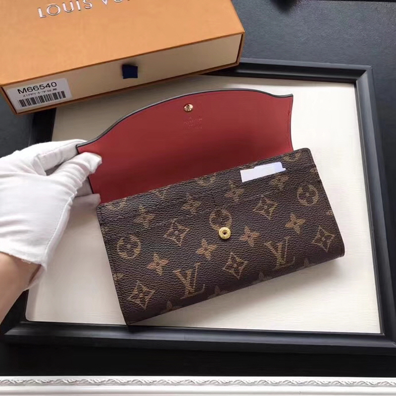 Louis Vuitton 2020 여성용 사라 롱월릿 그레이