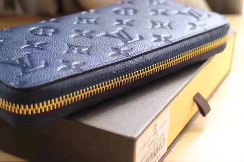 Louis Vuitton 루이비통 여성용 앙프렝뜨 지퍼월릿 네이비