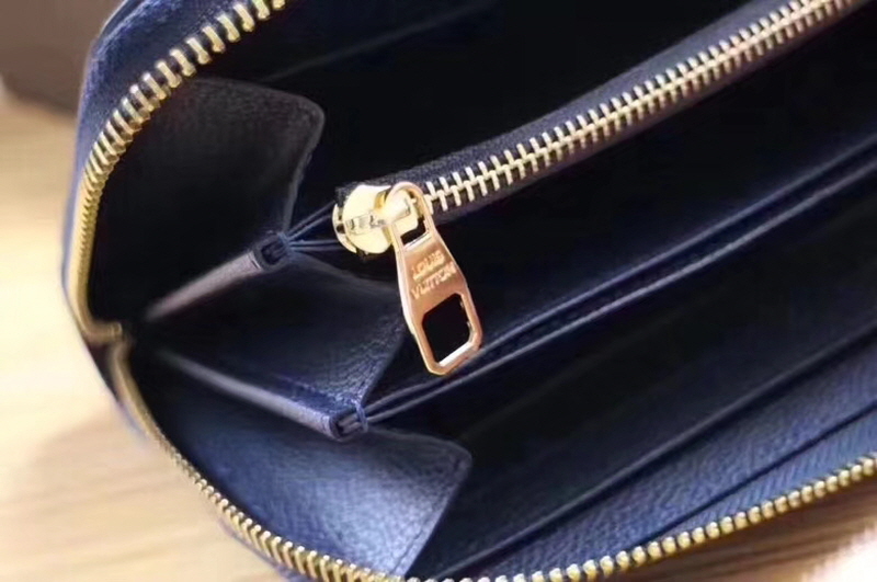 Louis Vuitton 루이비통 여성용 앙프렝뜨 지퍼월릿 네이비