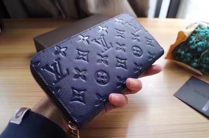 Louis Vuitton 루이비통 여성용 앙프렝뜨 지퍼월릿 네이비