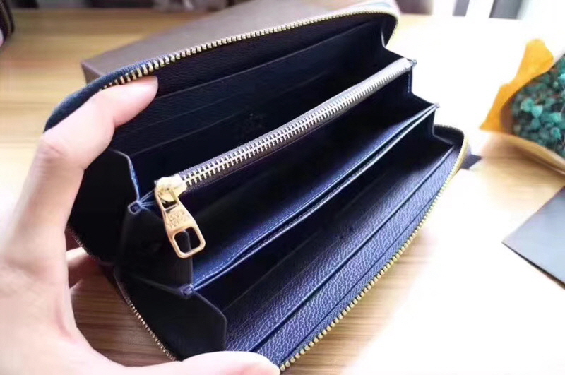 Louis Vuitton 루이비통 여성용 앙프렝뜨 지퍼월릿 네이비