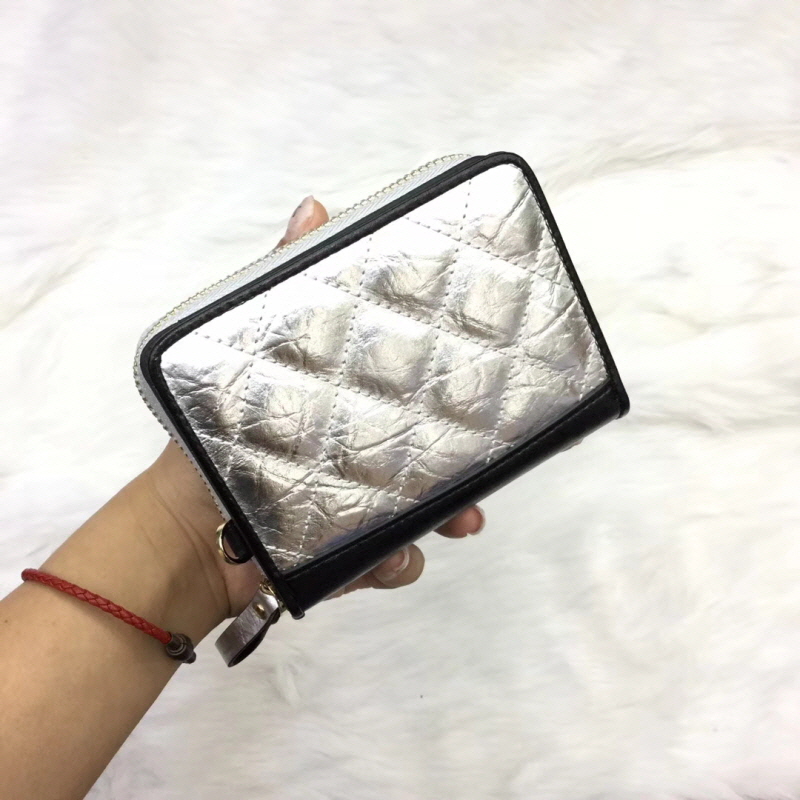 Chanel 2020 여성용 스트랩 퀄팅 반지갑 2가지색상