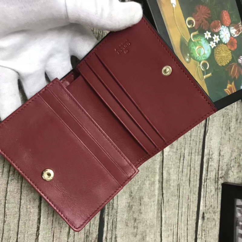 Gucci 2020 남여공용 gg 수프림 피기 반지갑 블루피그,레드피그