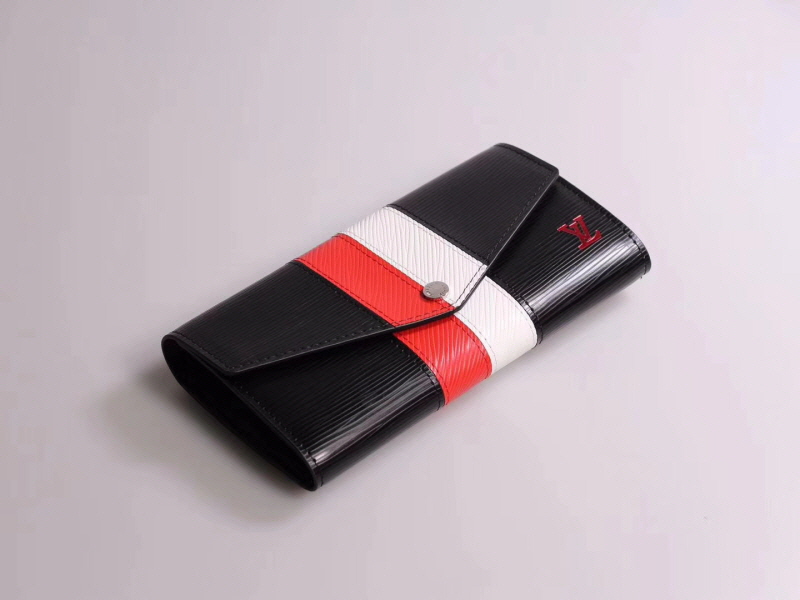 Louis Vuitton 2020 스트라이프 장지갑 블랙,핑크