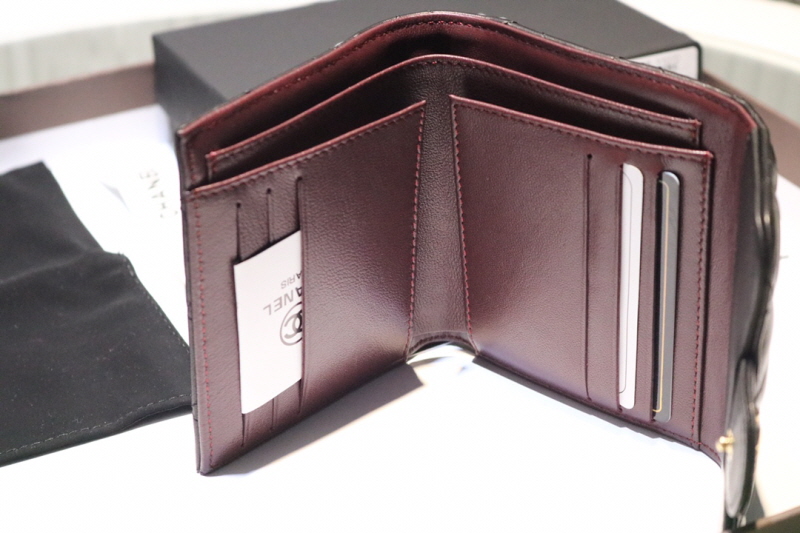 Chanel 2020 여성용 램스킨 클래식 지갑