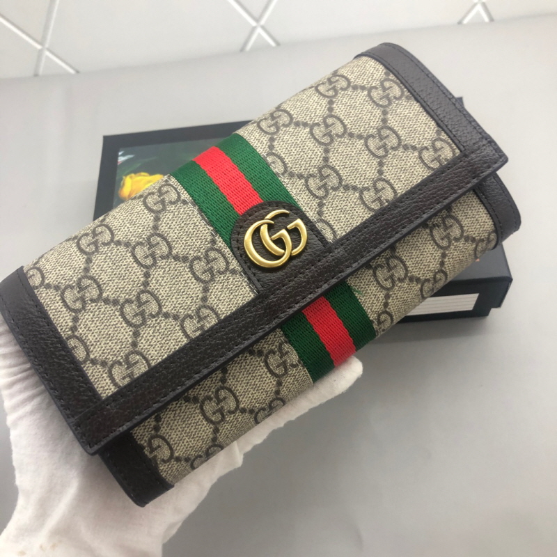 Gucci 구찌 여성용 클래식 반,지퍼,장지갑