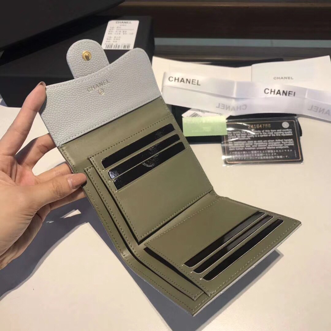 샤넬 캐비어 반지갑 11CM AS87005