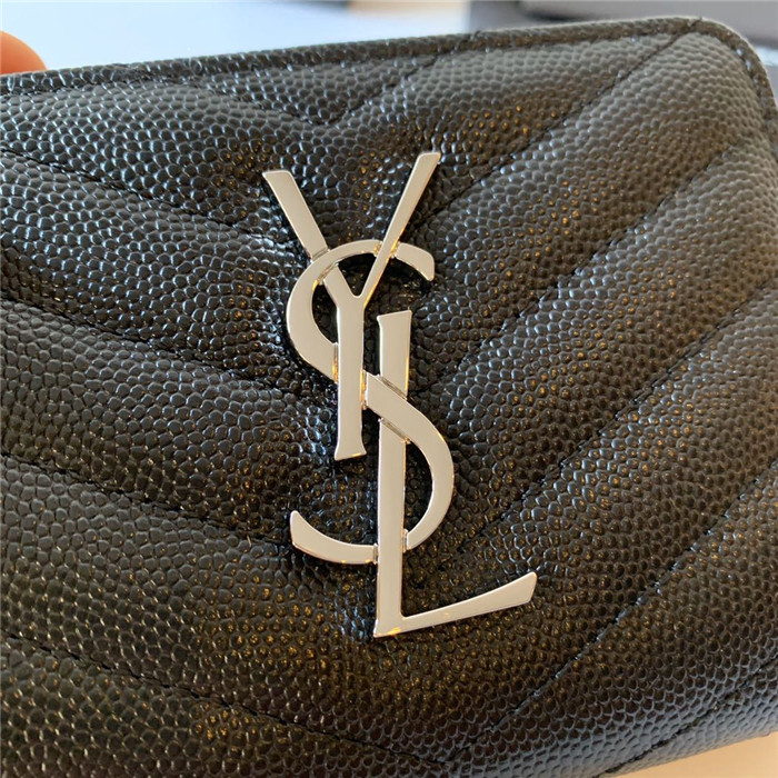 Saint Laurent 생로랑 캐비어 컴팩트 반지갑