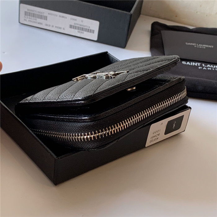  Saint Laurent 생로랑 캐비어 컴팩트 반지갑