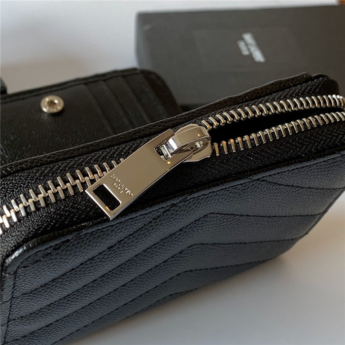  Saint Laurent 생로랑 캐비어 컴팩트 반지갑
