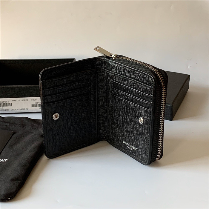  Saint Laurent 생로랑 캐비어 컴팩트 반지갑