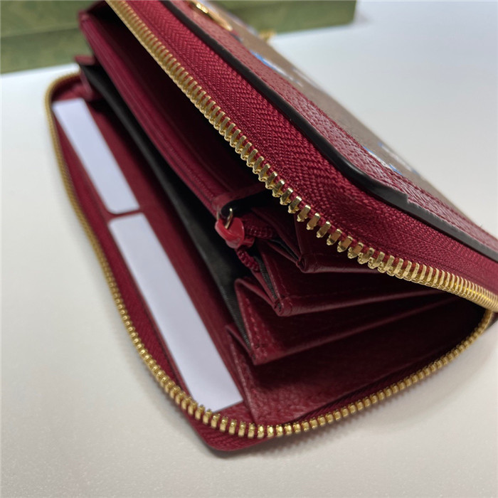 GUCCI 구찌 도라에몽 지퍼 어라운드 지갑 647787