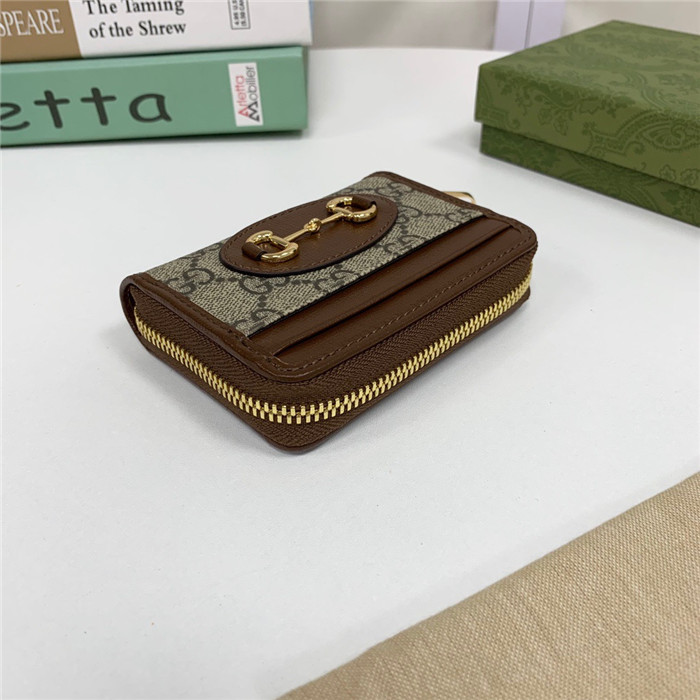 Gucci 구찌 홀스빗 1955 지퍼 카드지갑 658549