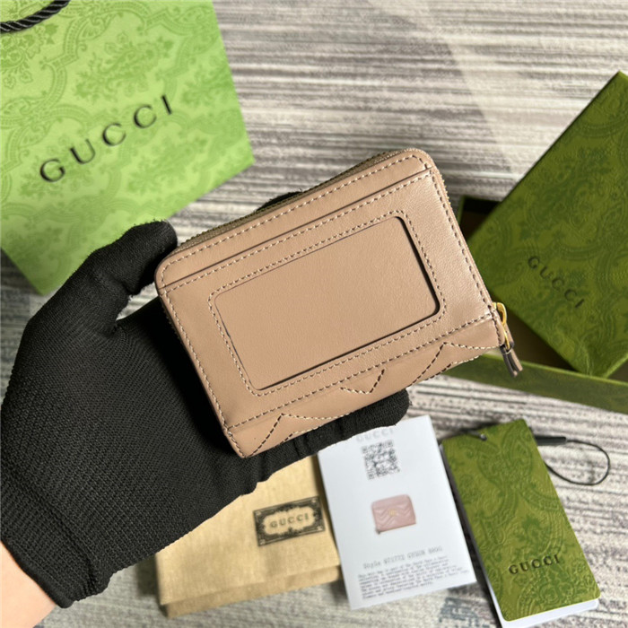 GUCCI 구찌 GG 마몽 마트라셰 지퍼 카드지갑 671772
