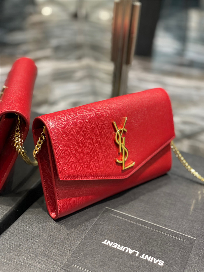 Saint Laurent 생로랑 업타운 엔벨로프 체인 지갑 607788