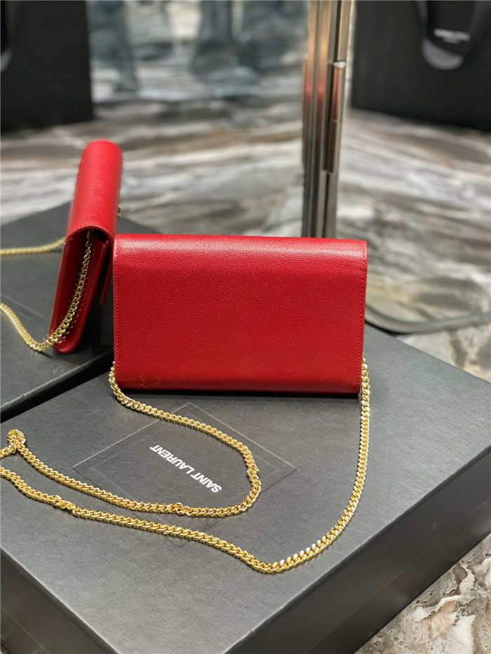 Saint Laurent 생로랑 업타운 엔벨로프 체인 지갑 607788