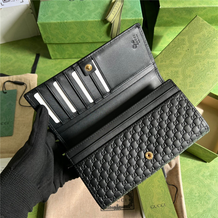  GUCCi 구찌 마이크로시마 지퍼 장지갑 449396