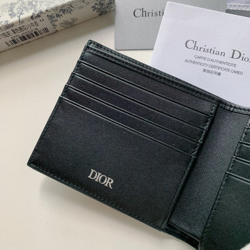  Dior 디올 오블리크 자카드 반지갑
