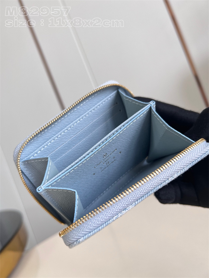 LOUIS VUITTON 루이비통 지피 코인 펄스 리믹스 데님 카드/명함지갑 M82957 2024/신상