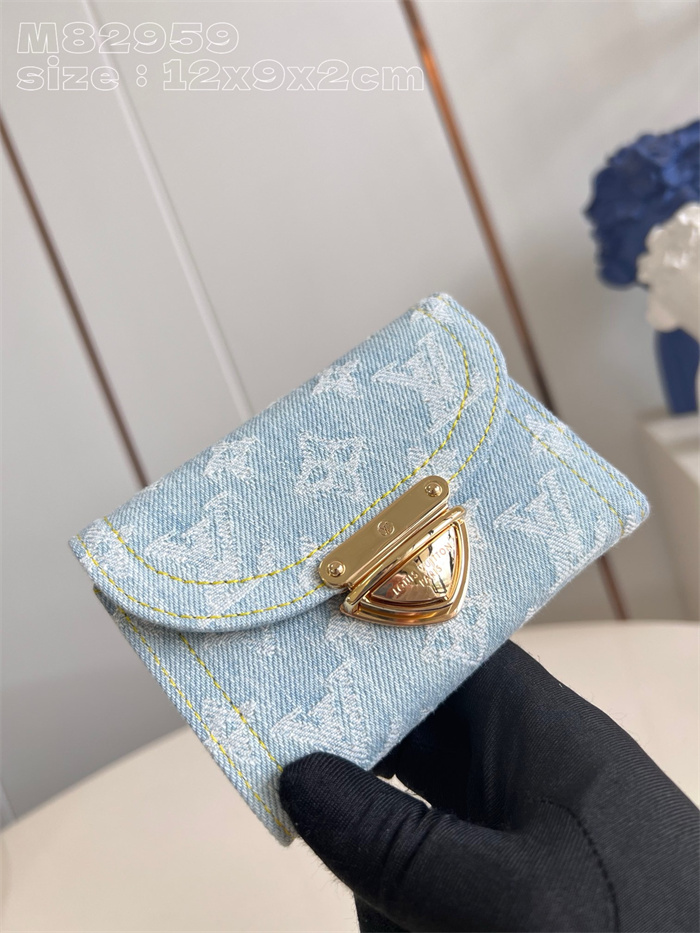 LOUIS VUITTON 루이비통 빅토린 데님 반지갑 M82959 2024/신상