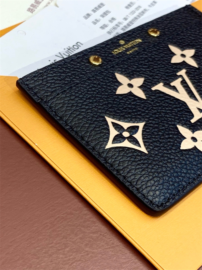 LOUIS VUITTON 루이비통 모노그램 바이컬러 앙프렝뜨 카드/명함지갑 M81022 2024/신상