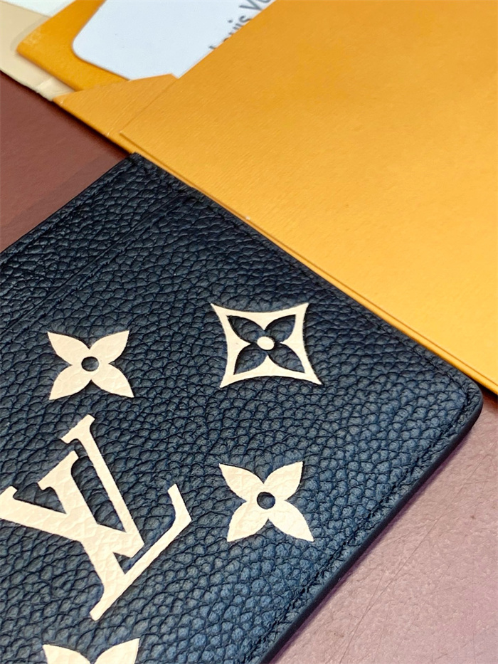 LOUIS VUITTON 루이비통 모노그램 바이컬러 앙프렝뜨 카드/명함지갑 M81022 2024/신상