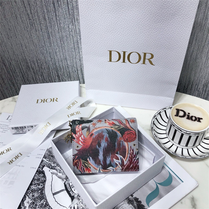 DIOR 디올 에나맬 반지갑 S0178 2024/신상