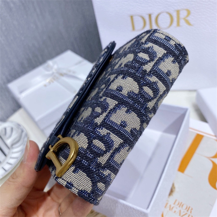 DIOR 디올 오블리크 새들 반지갑 S5613 2024/신상