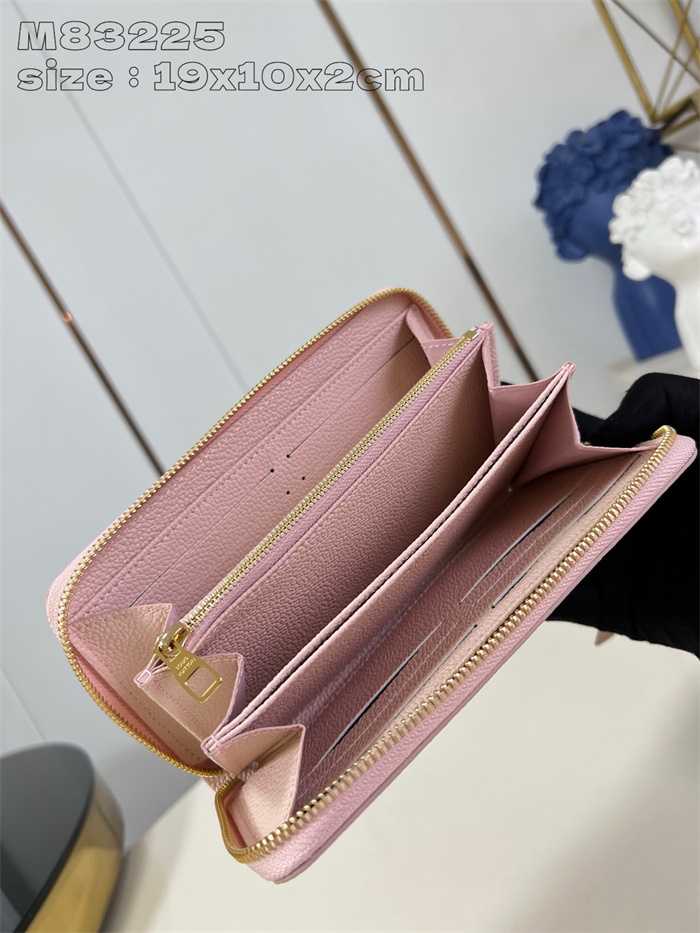 LOUIS VUITTON 루이비통 모노그램 앙프렝뜨 지퍼 장지갑 M83225 2024/신상