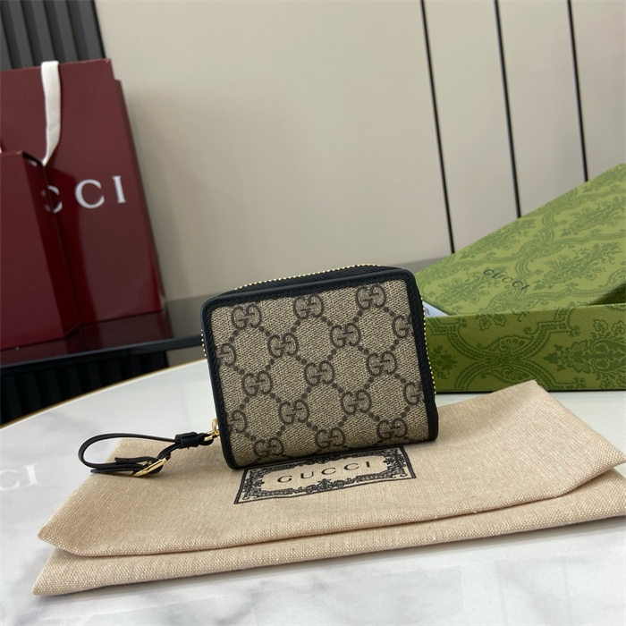 GUCCI 구찌 GG 엠블럼 지퍼 미니 지갑 819131 2COLOR