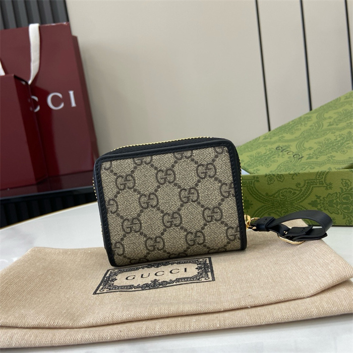 GUCCI 구찌 GG 엠블럼 지퍼 미니 지갑 819131 2COLOR