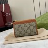 GUCCI 구찌 GG 엠블럼 지퍼 카드 케이스 821804 2COLOR