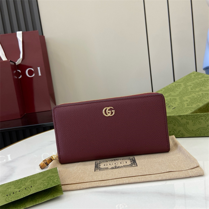 GUCCI 구찌 GG 마몬트 지퍼 장지갑 739499 2024/신상 2COLOR