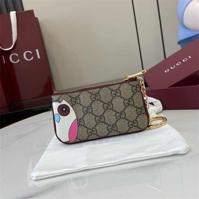 GUCCI 구찌 부엉이 디테일 GG 키 케이스 818768