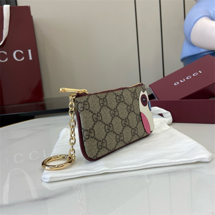 GUCCI 구찌 부엉이 디테일 GG 키 케이스 818768