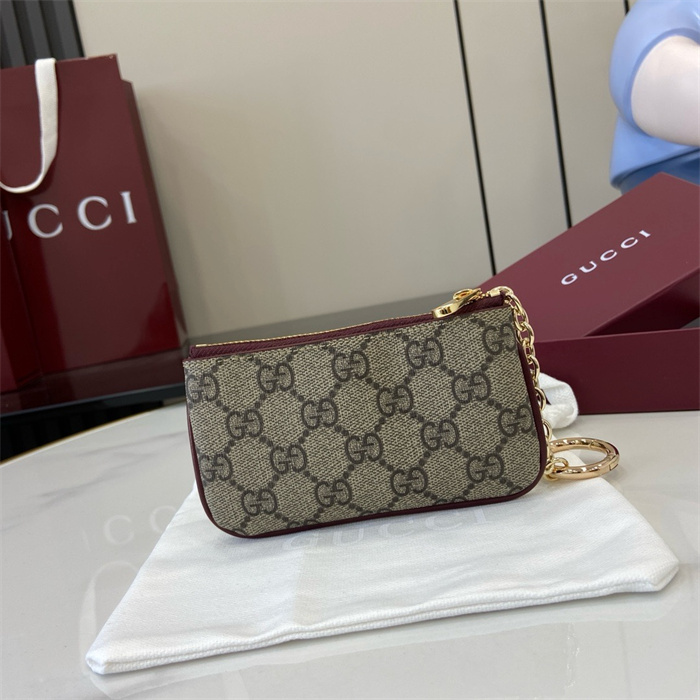 GUCCI 구찌 고양이 디테일 GG 키 케이스 818768
